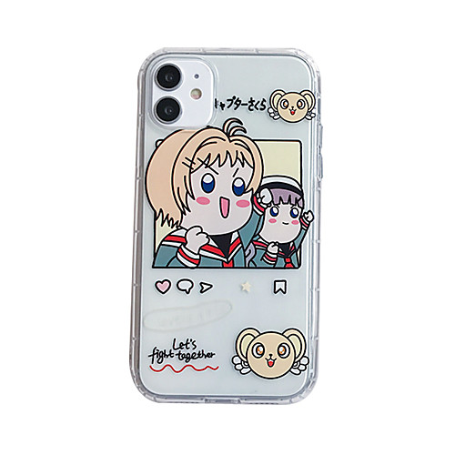 

Case For Apple iPhone 11 / iPhone 11 Pro / iPhone 11 Pro Max Shockproof Back Cover Cartoon TPU