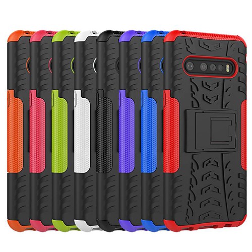 

Case For LG V60 ThinQ 5G / V50 / K50 Shockproof / with Stand Back Cover Armor TPU / PC Case For LG Q60 / Stylo 5 / K40 / K12 Plus / G8 / V40 / X Power3 / Stylo 4 / Q Stylus / V30 Plus /K10 2018