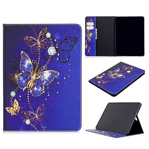 

Case For Apple iPad Air / iPad 4/3/2 / iPad Mini 3/2/1 Wallet / Card Holder / with Stand Full Body Cases Butterfly PU Leather For iPad 10.2 2019/New Air 10.5 2019/Pro 11 2020/Mini 4/Mini 5/Pro 9.7