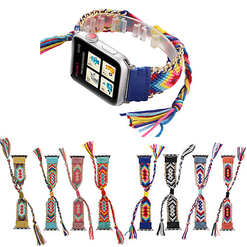 

Woven Rope strap for apple watch band iwatch band 42/44mm/38/40mm bracelet watch strap belt Handmade clock watchband series 5 4 3 21
