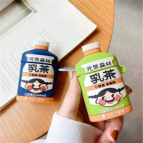 

Case For AirPods Dustproof / Cool / Lovely Headphone Case Soft