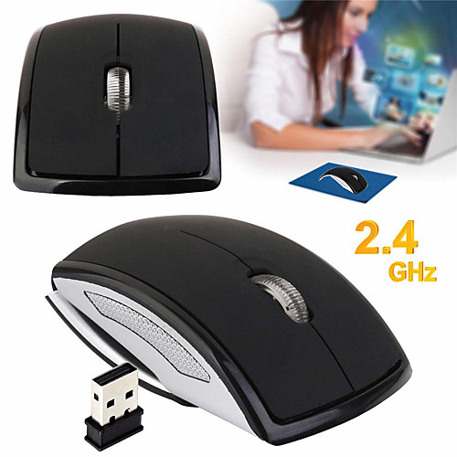 

LITBest b309 Wireless Foldable Design Mouse 2.4G Optical Gaming Mouse Office Mouse 3 Adjustable DPI Levels 4 pcs Keys