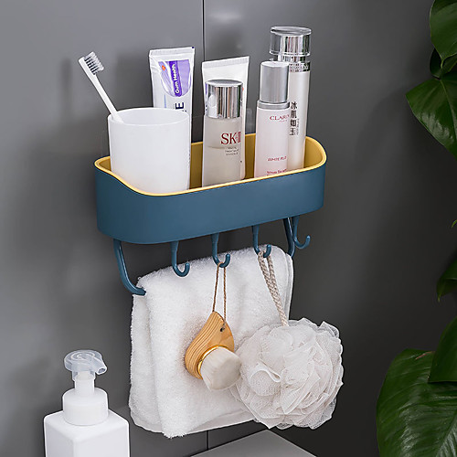 

Toilet Rack Wall-mounted Toilet Washbasin Bathroom Towel Rack Suction Wall Type Double-layer Punch-free Storage Rack