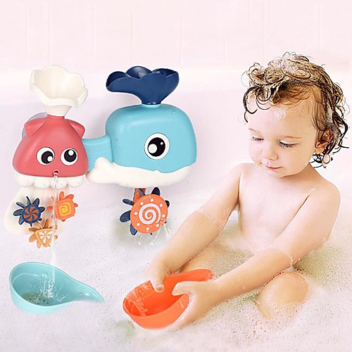

Baby Play Water Toys Ocean Turn Children's Bathroom Whale Shower Toy Baby Play Water Spray Play Parent-child Interaction Toys