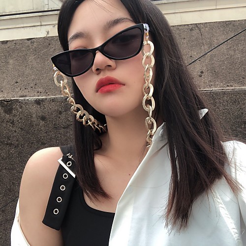

Alloy Eyewear Eyewear Accessories Set For Holiday Street Accent / Decorative Golden Circle 1 Piece