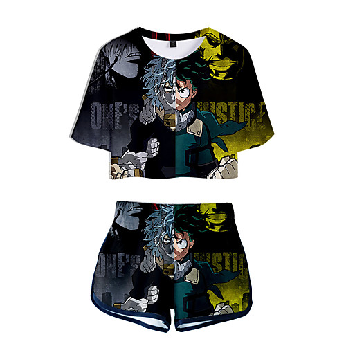 

Inspired by My Hero Academia Boko No Hero Bakugou Katsuki Cosplay Costume Outfits Polyster Print Printing Shorts For Men's / Women's / T-shirt