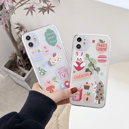 

Case For Apple iPhone 11 / iPhone 11 Pro / iPhone 11 Pro Max Shockproof Back Cover Cartoon TPU