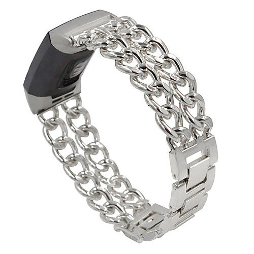 

Stainless Steel Bracelet Band for Fitbit Charge 3 Cowboy Chains Watchband