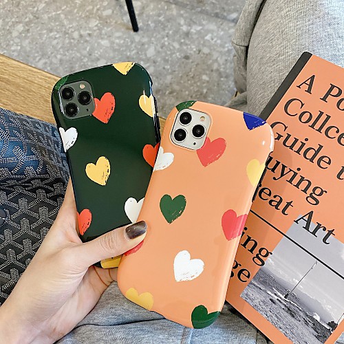 

Case For Apple iPhone 11 / iPhone 11 Pro / iPhone 11 Pro Max Shockproof Back Cover Heart TPU
