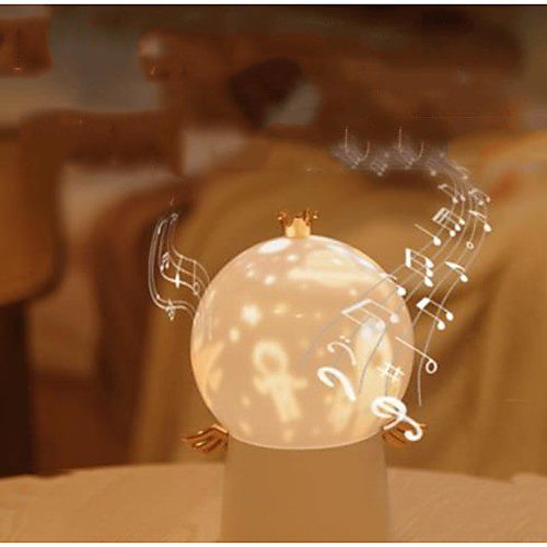 

Baby & Kids' Night Lights Music Moon Star LED Lighting Light Up Toy Glow Singing USB Kid's Adults for Birthday Gifts and Party Favors 1 pcs