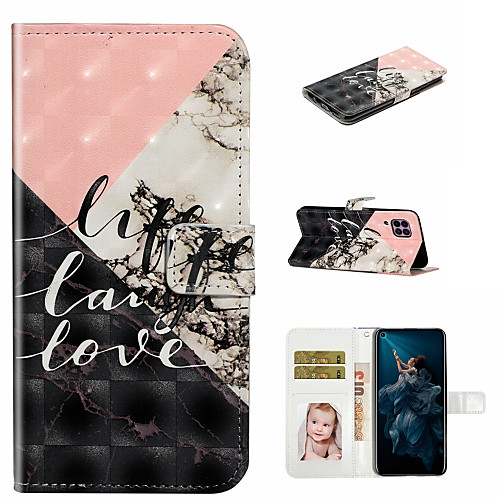 

Case For Huawei P40 Pro Huawei P40 lite Phone Case PU Leather Material 3D Painted Pattern Phone Case for Huawei P40 P30 Pro P30 lite P30 P20 Pro P20 lite P20