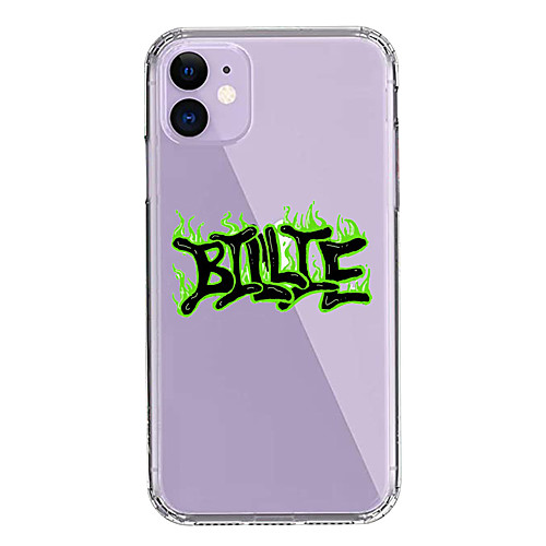 

Case For Apple iPhone 11/11 Pro/11 Pro Max/XS/XR/XS Max/8 Plus/7 Plus/8/7/6/6s Transparent Graffiti Billie Pattern Fall Proof Back Cover Soft PCTPU