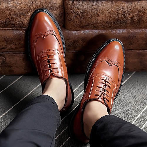 

Men's Spring & Summer Classic Daily Oxfords PU Black / Gold / Brown / Black