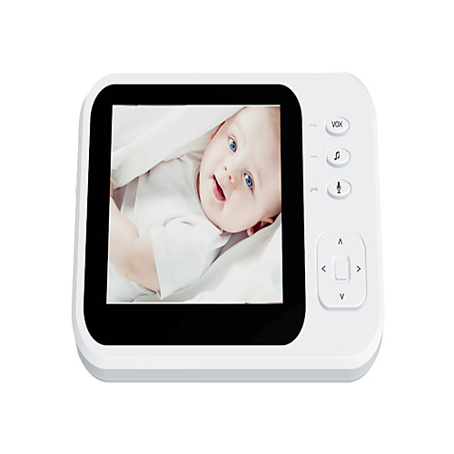

3.5-inch Wireless Digital Baby Monitor Two-way Intercom Music Room Temperature Monitor Night Vision Zoom Expansion Head