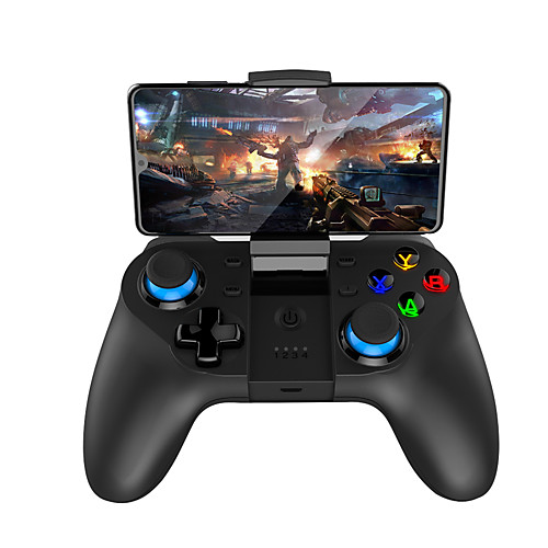 

PG-9129 Game Trigger Wireless Gamepad Multimedia Game Controller Joystick Compatible IPhone8/XR/XS for Android Devices Mobile Phone Tablet(Play Straight) For Android / iOS iPhone