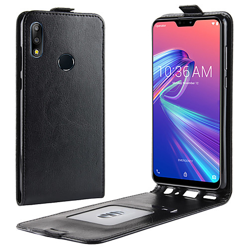 

Case For Asus ASUS Zenfone max M1 ZB555KL / ASUS ZenFone Live L1 ZA550KL Card Holder / Shockproof / Flip Full Body Cases Solid Colored PU Leather