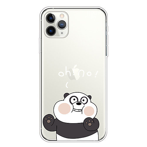 

Case For Apple iPhone 11/11 Pro/11 Pro Max/XS/XR/XS Max/8 Plus/7 Plus/6S Plus/8/7/6/6s/SE/5/5S Transparent Pattern Back Cover Panda Soft TPU