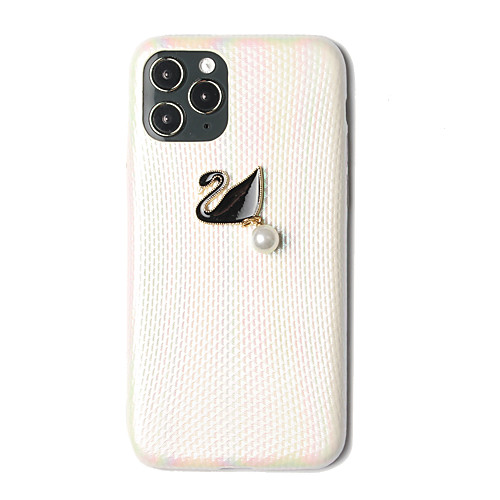 

Case for iPhone 11 Pro Max X XR 7 8 Plus Swan Pearl PU Leather Case Rainbow Color