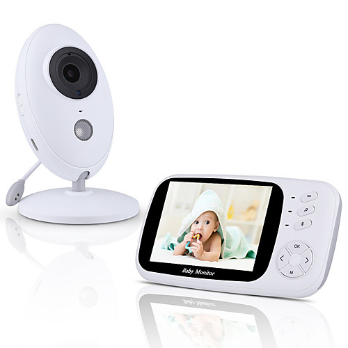 

Auto Night VisionTwo-Way Talk Temperature Monitor VOX Mode 8 Lullabies 960ft Range and Long Battery Life Video Baby Monitor with Camera and Audio