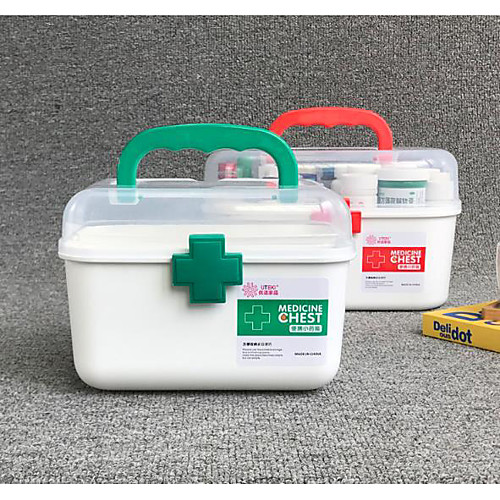 

First Aid Kit / Travel Medicine Box / Case PVC(PolyVinyl Chloride) Waterproof / Camping & Hiking / Travel Accessories for Emergency Simple