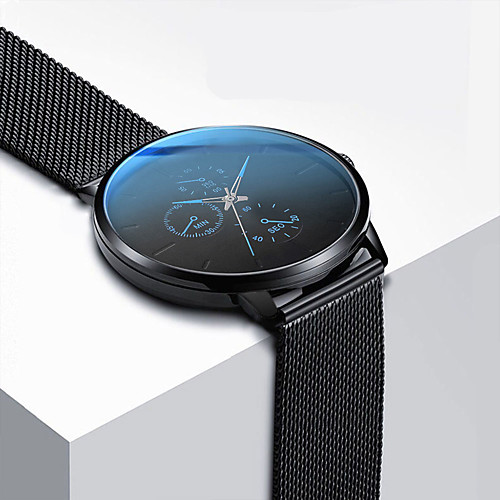 

Men's Steel Band Watches Quartz Modern Style Stylish Stainless Steel Black / Silver Casual Watch Punk Analog Casual Minimalist - Black Blue Red One Year Battery Life
