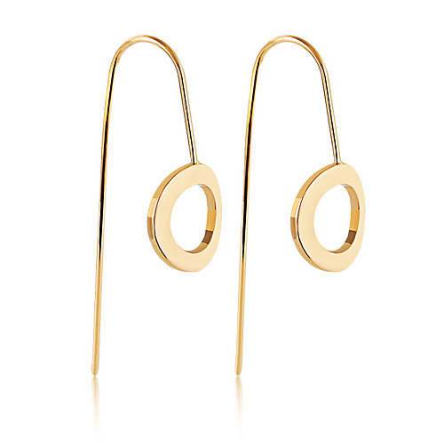 

Women's Earrings Holiday Wedding Birthday Romantic Earrings Jewelry Gold / Silver / Black For Date Street Festival 1 Pair