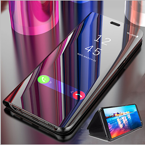 

Case For Samsung Galaxy S20/S20P/S20 ultra/S10/S10P/S10E/S9 / S9 Plus / S8 Plus/A01/A91/A81/A71/A60/A50/A90 5G with Stand / Mirror / Flip Full Body Cases Solid Colored PU Leather