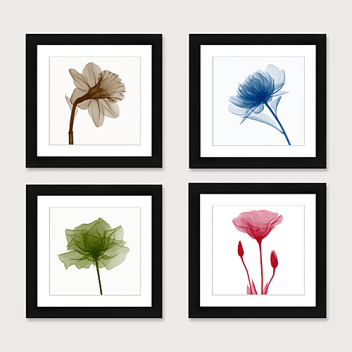 

4 Panel Wall Art Canvas Prints Painting Artwork Picture Flower Home Decoration Décor Stretched Frame Ready to Hang