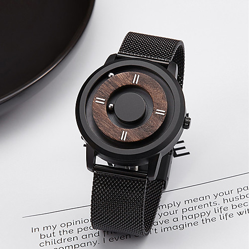 

Men's Sport Watch Quartz Stainless Steel 30 m Day Date Analog Fashion Cool - Black One Year Battery Life