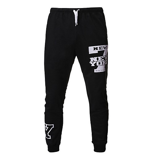 

Men's Basic Slim Chinos Pants - Print Black Light gray Dark Gray US32 / UK32 / EU40 / US34 / UK34 / EU42