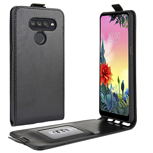 

Case For LG LG Q Stylus / LG V50 ThinQ / LG V30 Card Holder / Shockproof / Flip Full Body Cases Solid Colored PU Leather