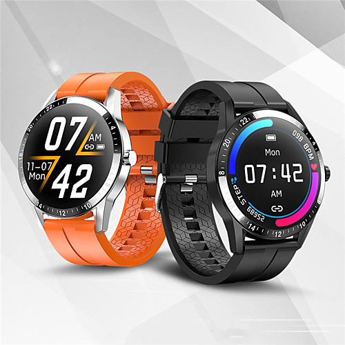 

Spovan G02 Unisex Smartwatch Android iOS Bluetooth Waterproof Heart Rate Monitor Blood Pressure Measurement Calories Burned ECGPPG Timer Pedometer Activity Tracker Sleep Tracker