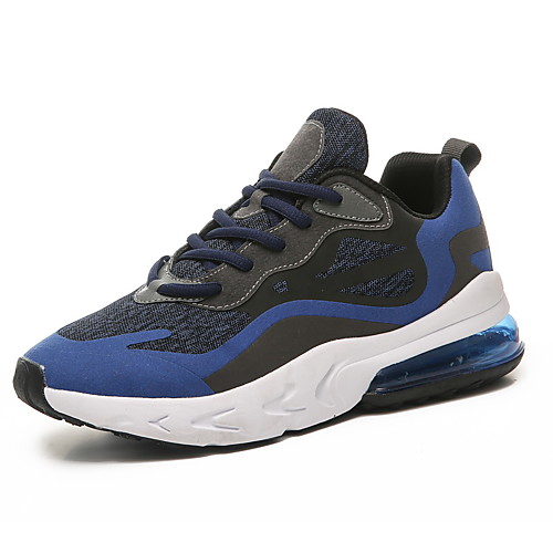 

Men's Spring / Fall Daily Outdoor Trainers / Athletic Shoes Running Shoes / Walking Shoes Tissage Volant Breathable Non-slipping Shock Absorbing Black and White / Black / Blue