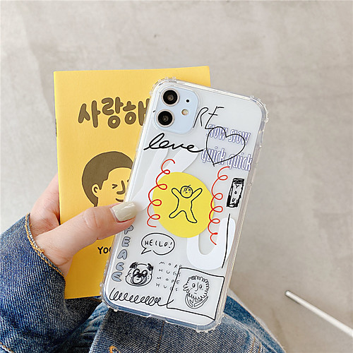 

Case For Apple iphone 11/pro11proMax/x/XS/XR/XSMax/8p/8/7P/7/SE(2020)Cover TPU Cartoon transparent