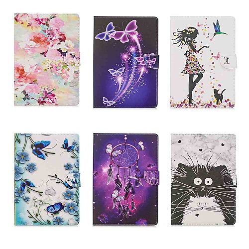 

Case For Apple Ipad air3 10.5' 2019 / Ipad Pro 11''2020 Wallet / Card Holder / with Stand Butterfly PU Leather / TPU for iPad 10.2''(2019) / iPad Air / iPad (2018) / iPad Air 2