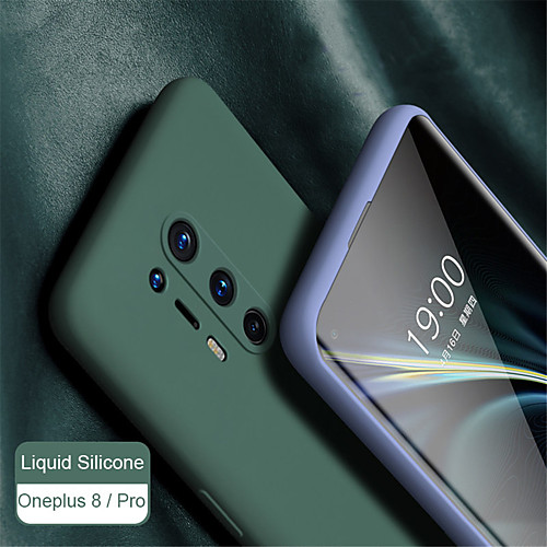 

For OnePlus 8 Pro Case Liquid Silicone Rubber Soft Cover Phone Case Bumper Coque on for One Plus 8 Pro OnePlus 8 /18