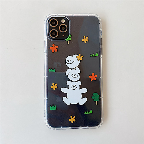 

Case For Apple iphone 11/pro11proMax/x/XS/XR/XSMax/8p/8/7P/7/SE(2020)Cover TPU Cartoon transparent iphone case