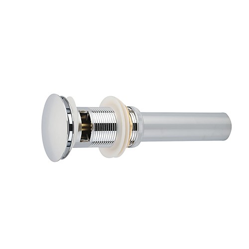 

Pop Up Drain Stoper with Overflow SUS 304 Stainless Steel Bathroom Vanity Sink Drain Lavatory Basin Sink Drain Chrome Finished