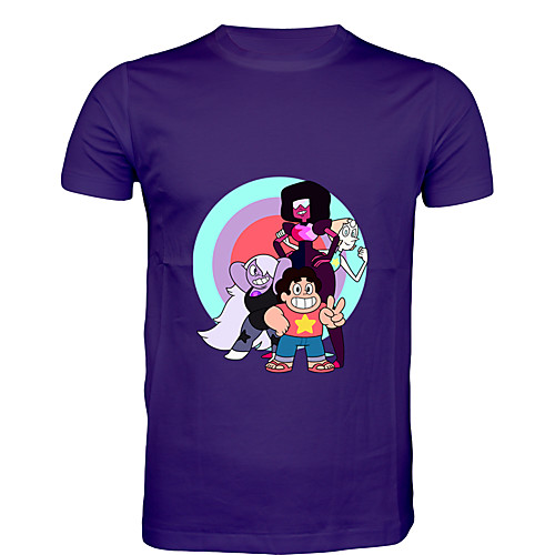 

Inspired by steven universe Cosplay Costume T-shirt Polyster Print Printing T-shirt For Men's