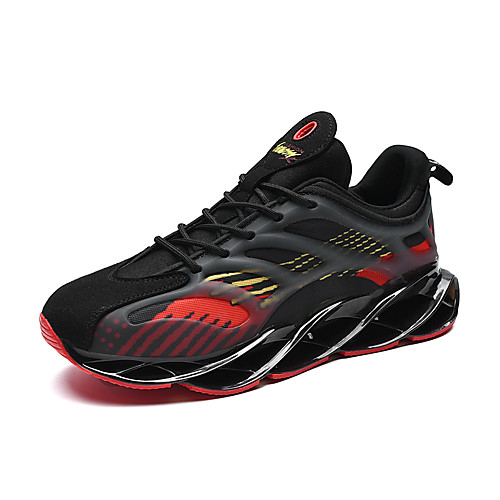 

Men's Fall / Spring & Summer Daily Outdoor Trainers / Athletic Shoes Running Shoes / Walking Shoes Mesh Breathable Non-slipping Shock Absorbing Black / Red / Gray