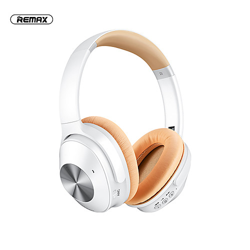 

Remax RB-600HB Over-ear Wireless Headphone ANC Active Noice-Cancelling Bluetooth 5.0 Stereo with Microphone HIFI Auto Pairing for Premium Audio