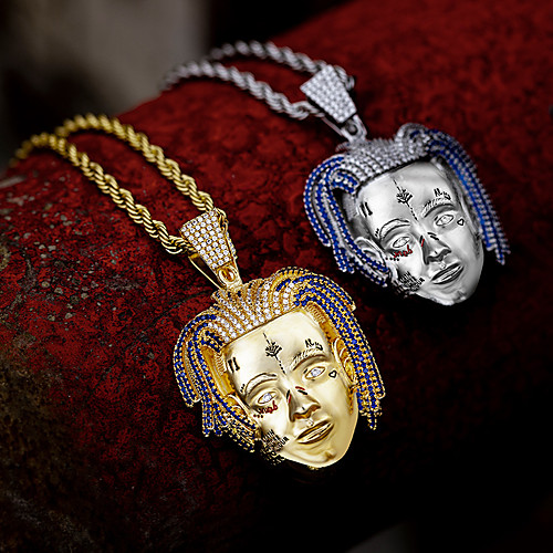 

Men's Necklace Statement Unique Design Trendy Fashion Titanium Steel Gold Silver 65 cm Necklace Jewelry 1pc For Party Evening Sport Street
