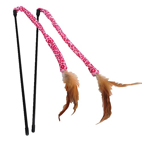 

Cat Teasers Interactive Cat Toys Fun Cat Toys Cat Kitten Leopard Textile Gift Pet Toy Pet Play