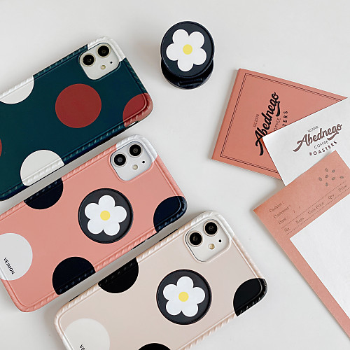 

Case For Apple iPhone 11 / iPhone 11 Pro / iPhone 11 Pro Max Shockproof / with Stand Back Cover Geometric Pattern TPU