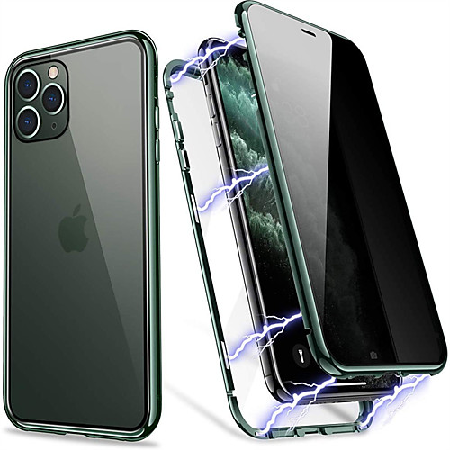 

Case For Apple iPhone 11 / iPhone 11 Pro / iPhone 11 Pro Max Shockproof / Dustproof Full Body Cases Transparent Tempered Glass / Metal