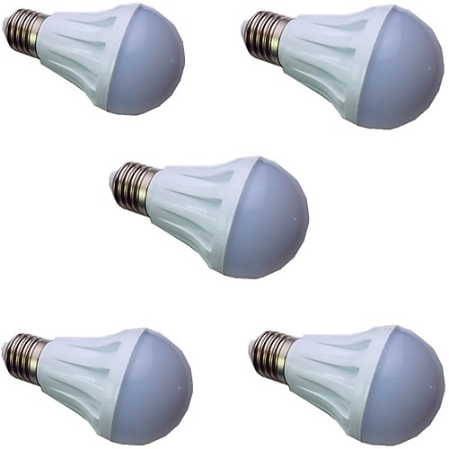 

5pcs 5 W LED Globe Bulbs 300 lm E14 E26 / E27 10 LED Beads SMD 5730 Warm White White 220-240 V
