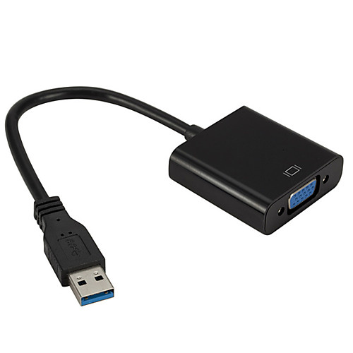 

USB 3.0 to VGA Adapter Male To Female 0.15m(0.5Ft)