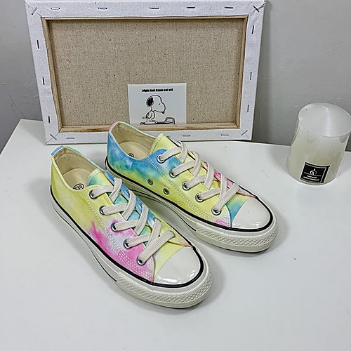 

Women's Sneakers Spring & Summer Flat Heel Round Toe Daily Canvas Green / Blue / Gray