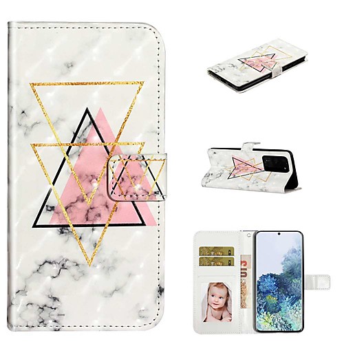 

Case For Samsung Galaxy S20 / Galaxy S20 Plus / Galaxy S20 Ultra Wallet / Card Holder / with Stand Full Body Cases Marble PU Leather / TPU for Galaxy A51 / A71 / A80 / A70 / A50 / A30S / A20