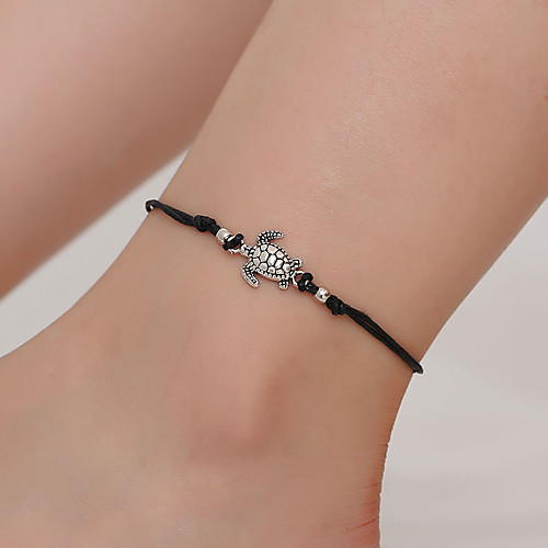 

Anklet Elegant Trendy Ethnic Women's Body Jewelry For Date Birthday Party Alloy Wedding Friends White Black Blue 1 Piece